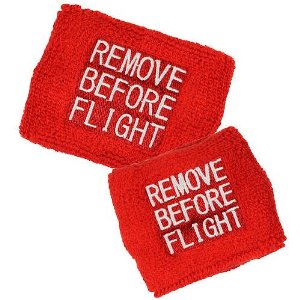 Reservoir Cover Socks REMOVE BEFORE FLIGHT